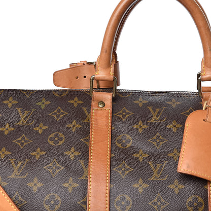 Louis Vuitton Monogram Keepall Bandouliere 55 17 of 17