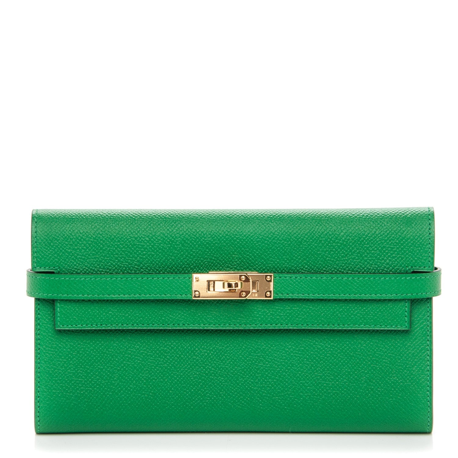 Hermes Epsom Kelly Longue Wallet Bambou 1 of 7