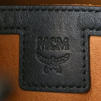 MCM Visetos Small Stark Backpack Cognac Black 6 of 10