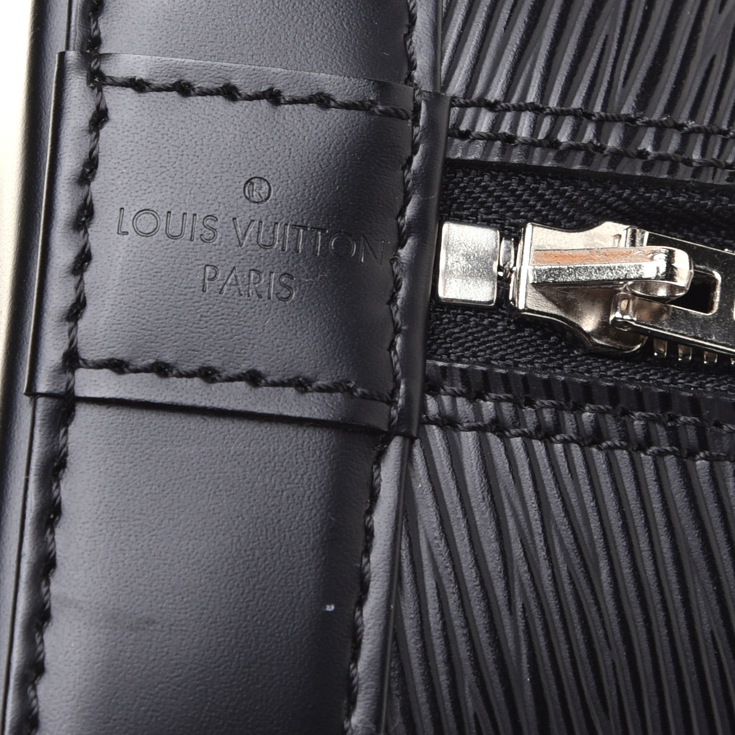 Louis Vuitton Epi Alma PM Black 6 of 9