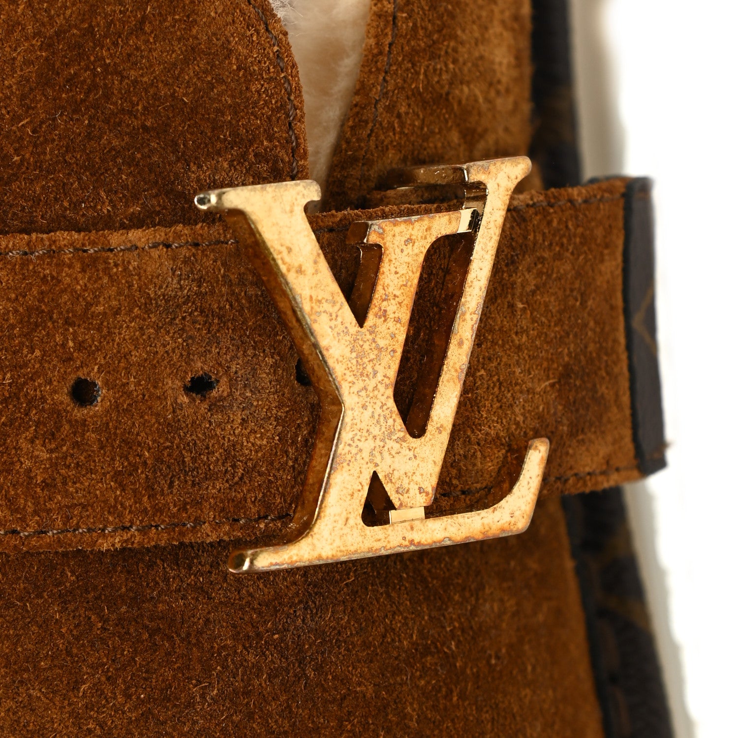 Louis Vuitton Suede Cosy Mule 6 Brown 9 of 10