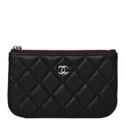 Chanel Caviar Quilted Small Cosmetic Case Black 1 of 10