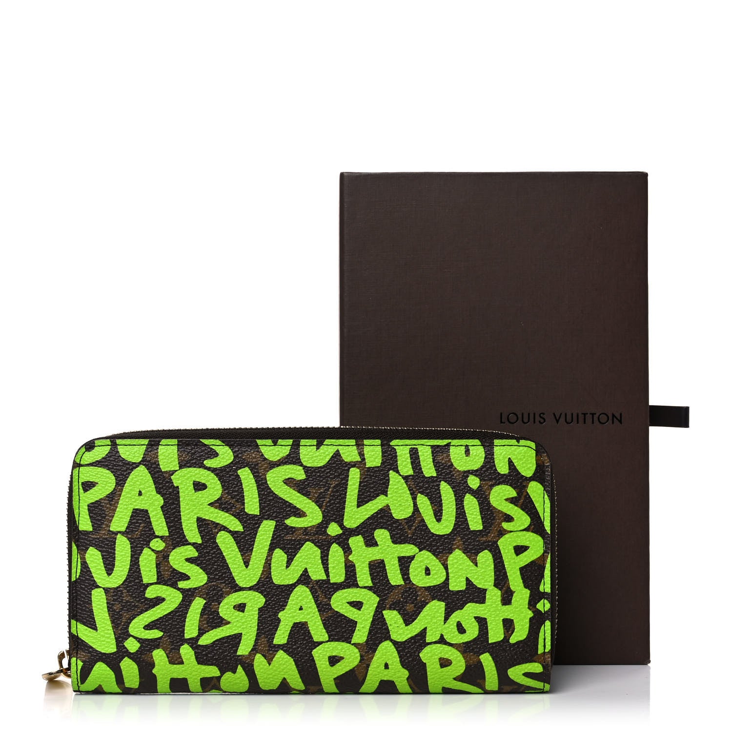 Louis Vuitton Monogram Graffiti Zippy Wallet Green 10 of 10