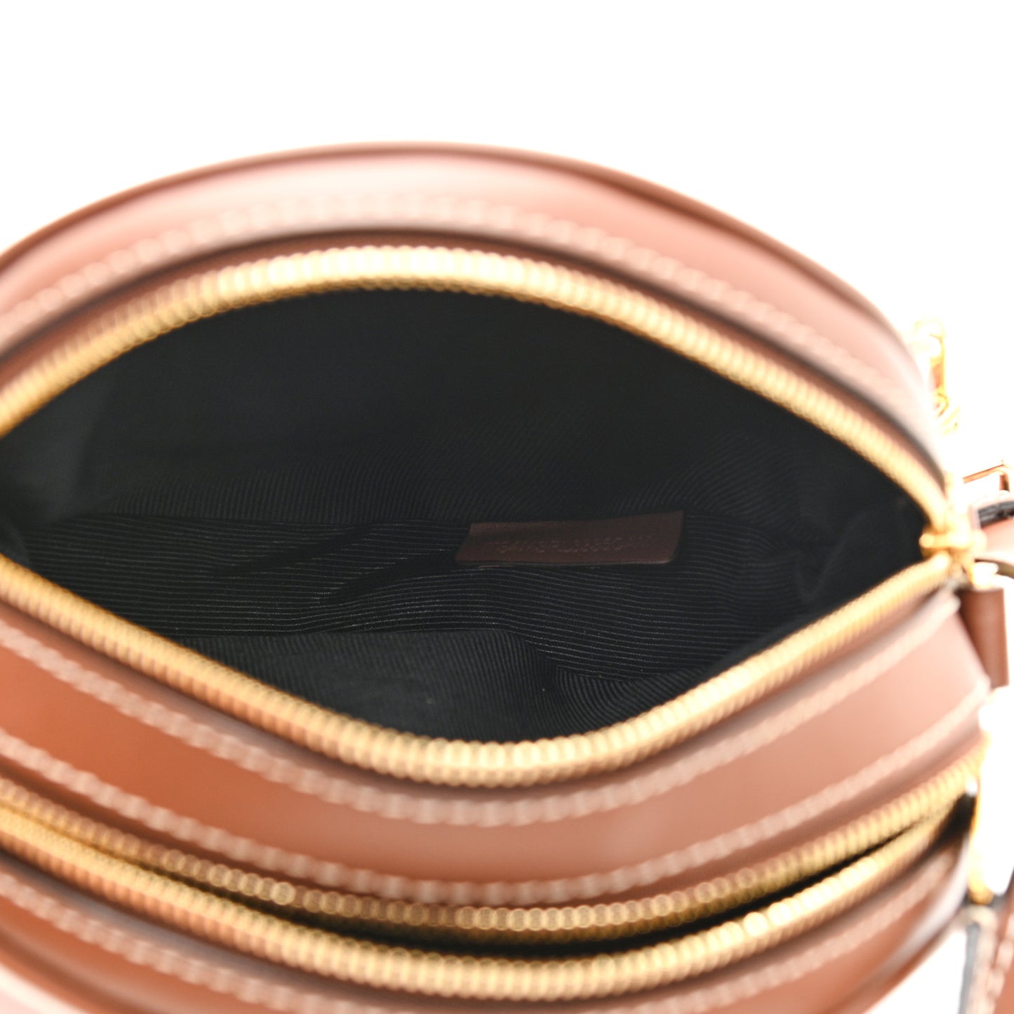 Canvas Calfskin Louise Bag Natural