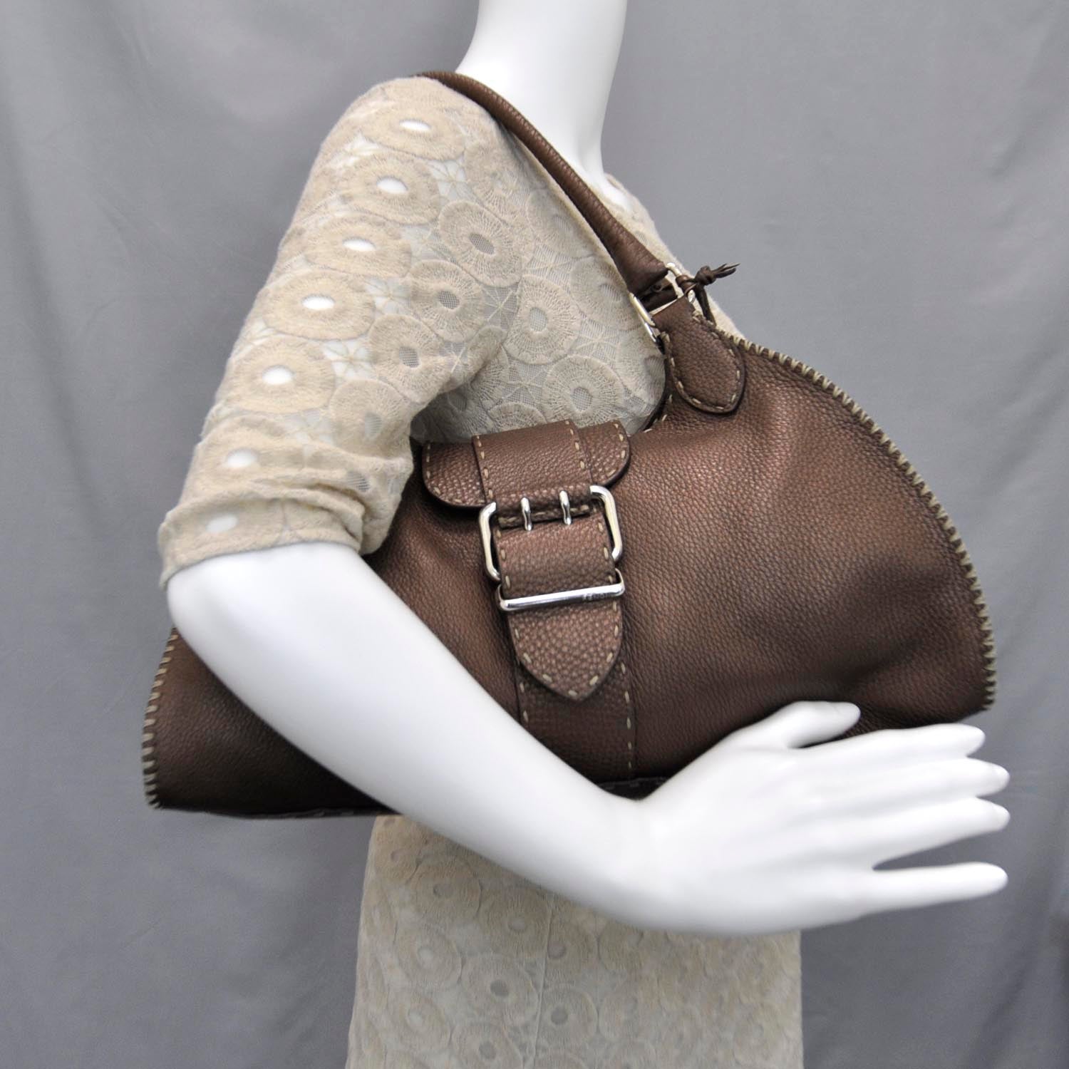 Fendi Cuoio Romano Selleria Sporty Bronzo 2 of 11