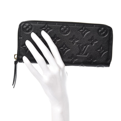 Louis Vuitton Empreinte Clemence Wallet Black 2 of 9