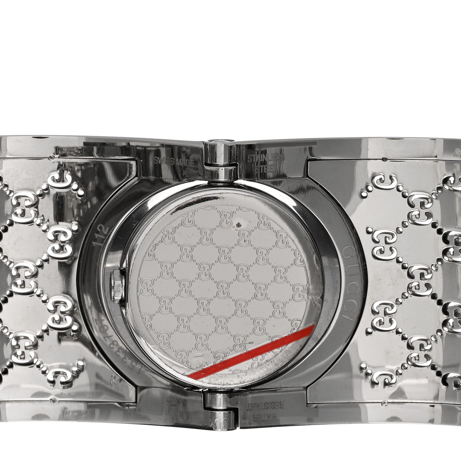 Gucci Stainless Steel Mother of Pearl 33mm Twirl Quartz Watch 4 of 4