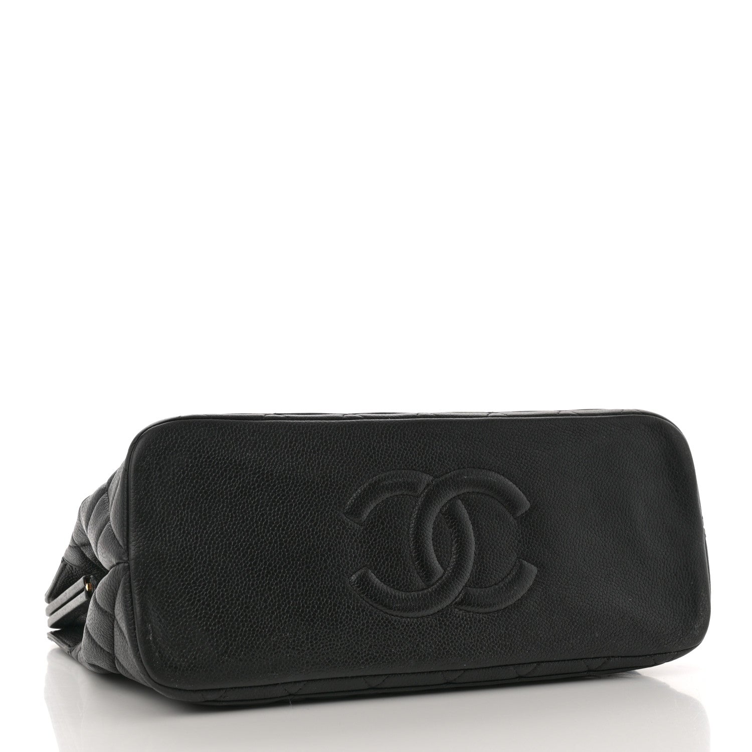 Chanel Caviar Quilted Frame Shoulder Bag Black 4 of 11