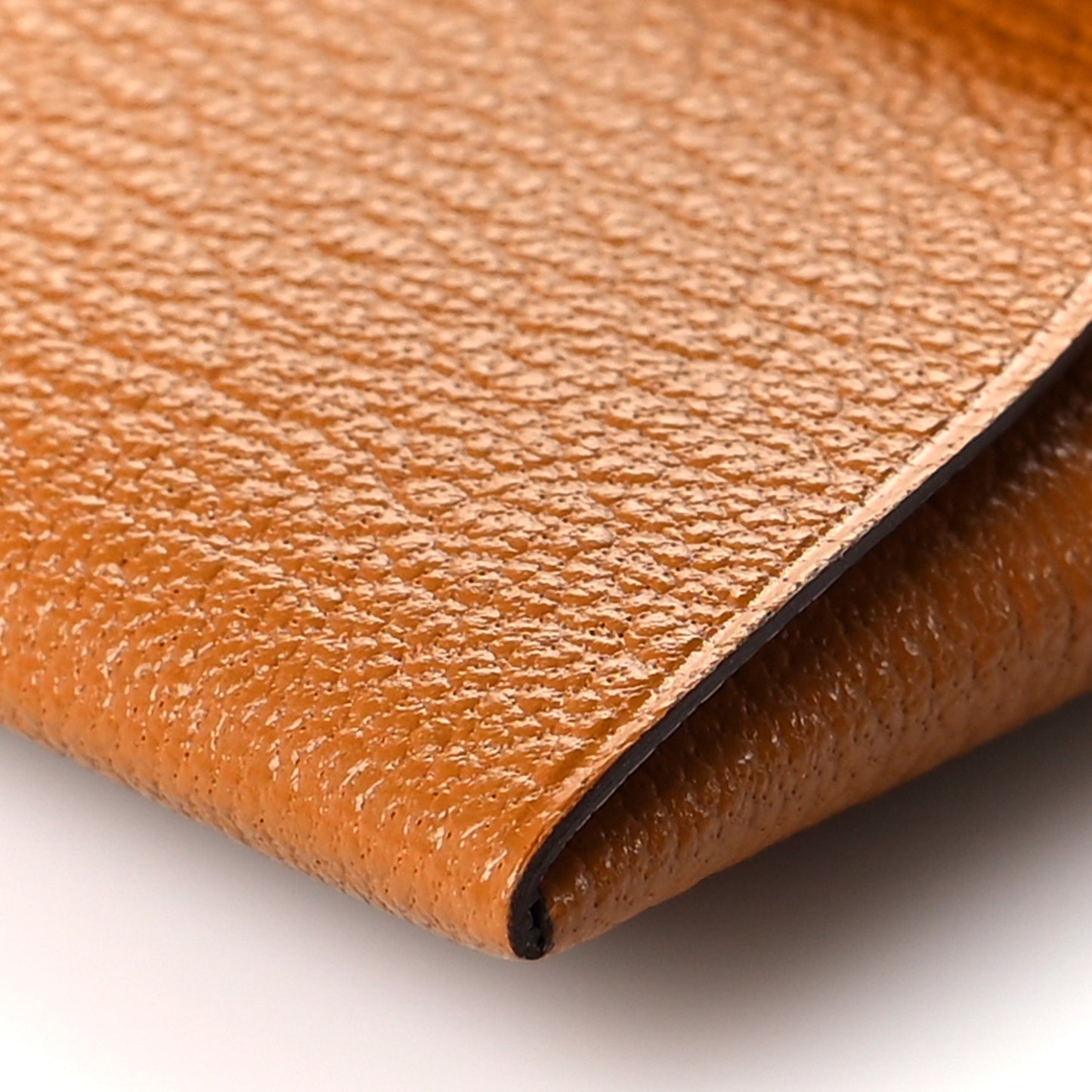 Chevre Mysore Bastia Verso Coin Purse Caramel Mauve Sylvestre