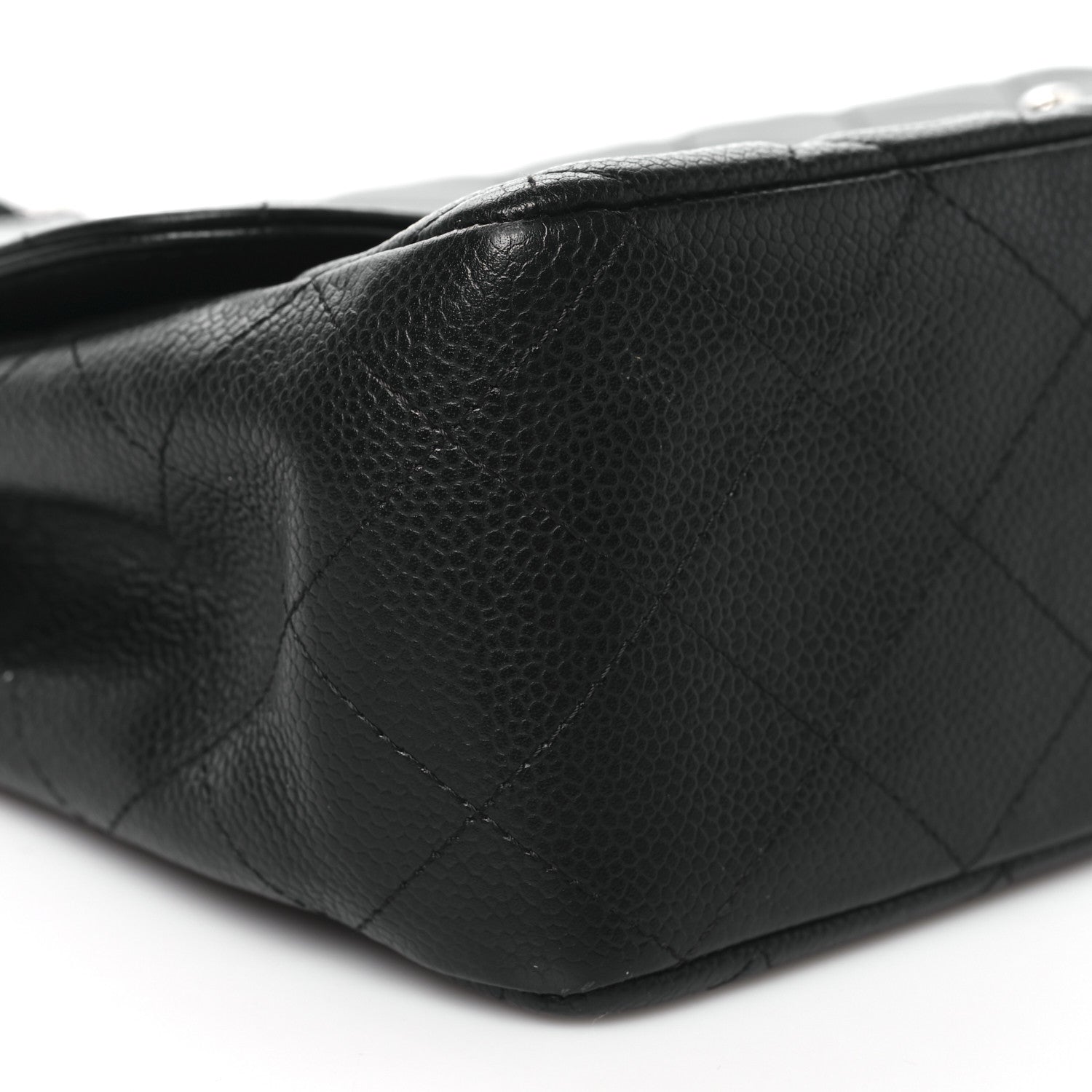 Chanel Caviar Quilted Jumbo Single Flap Black 9 of 11