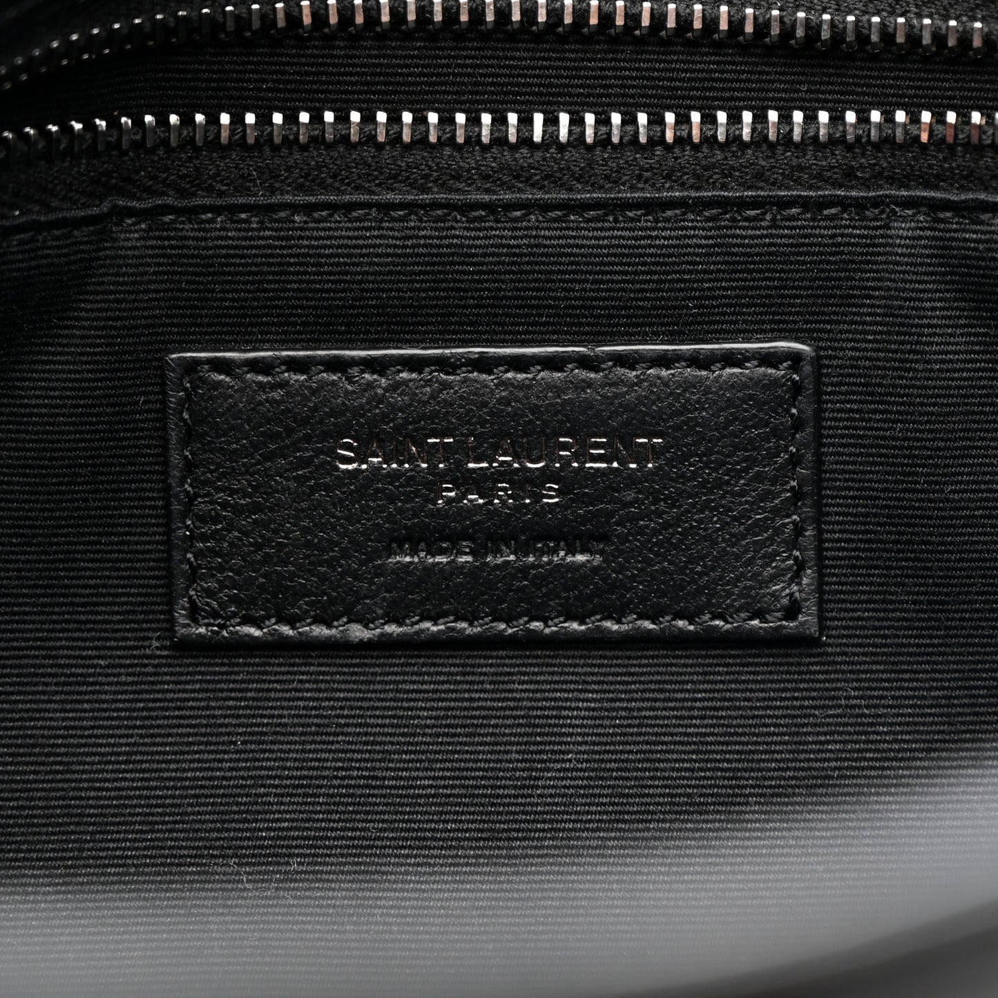 Crinkled Calfskin Matelasse Monogram Medium Niki Chain Satchel Black