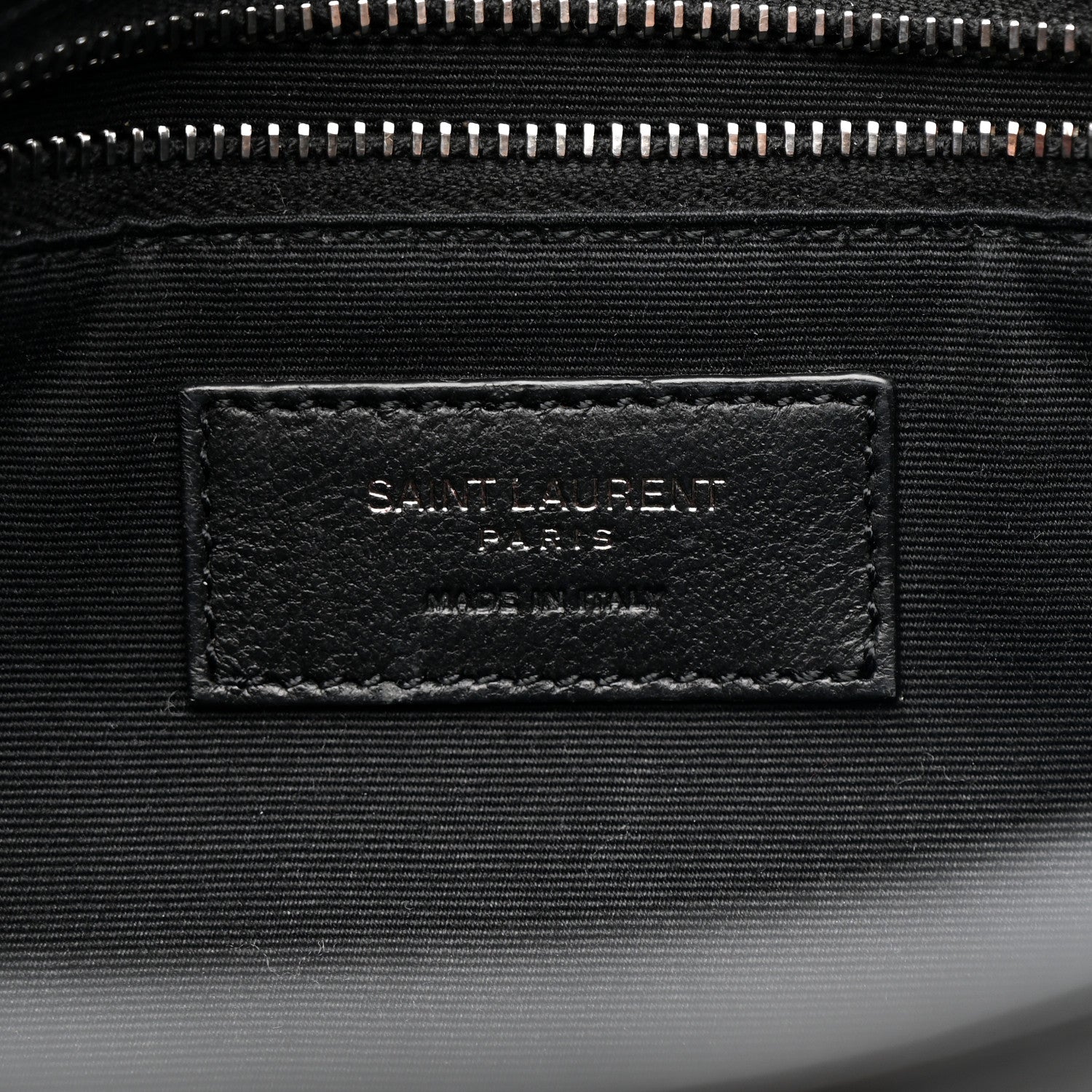 Saint Laurent Crinkled Calfskin Matelasse Monogram Medium Niki Chain Satchel Black 6 of 12