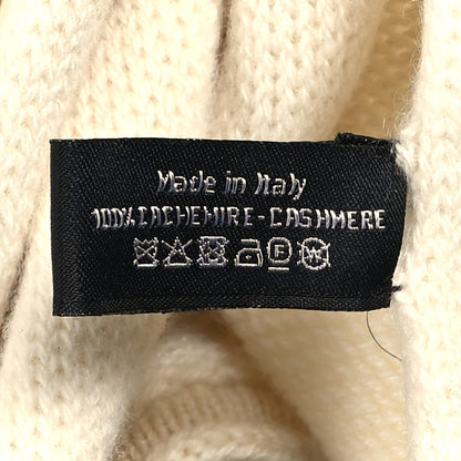 Chanel Cashmere CC Stole Ivory 4 of 4