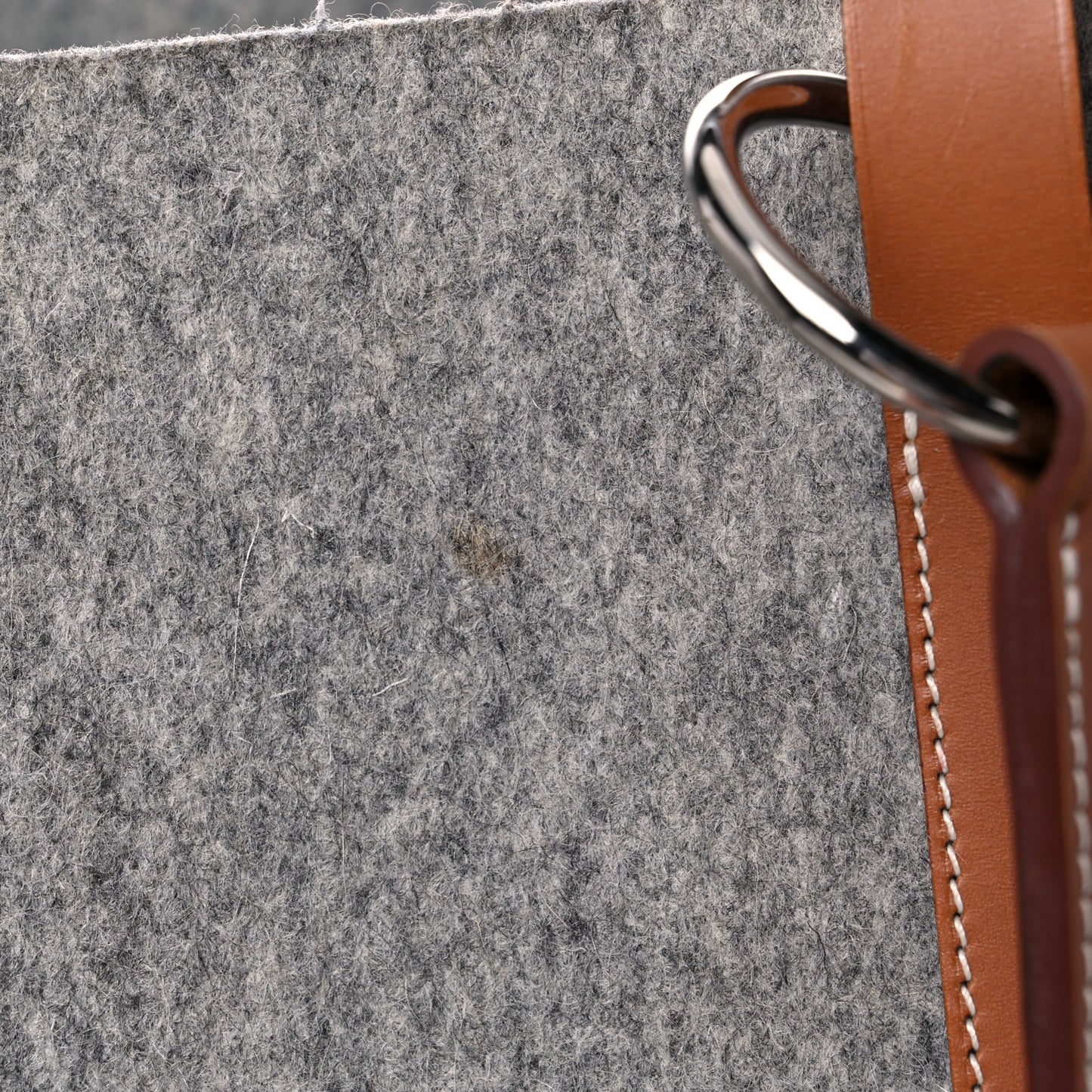 Feutre Vache Hunter Cabalicol Tote Gris Clair Gold