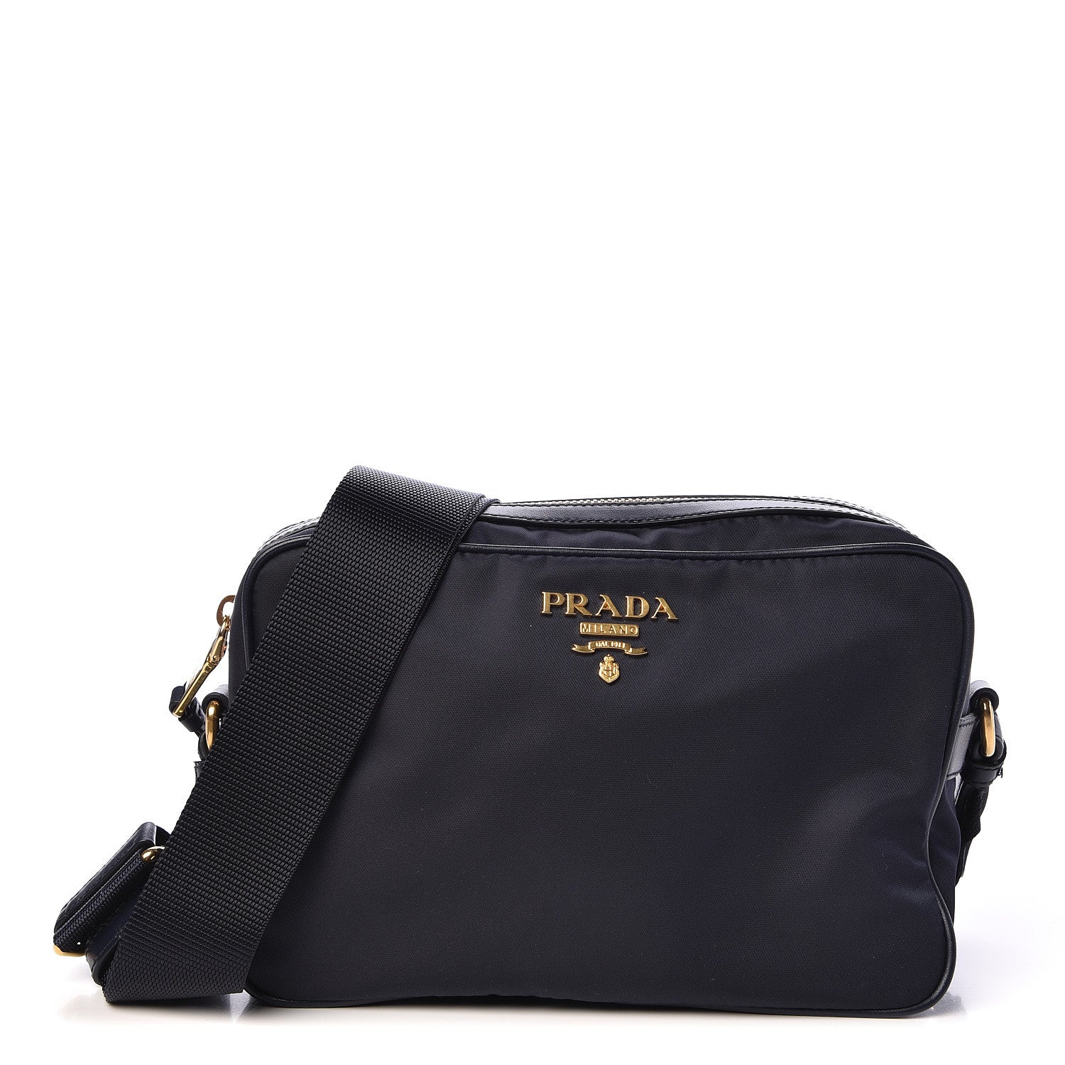 Prada Nylon Vela Crossbody Bag Baltico 1 of 11