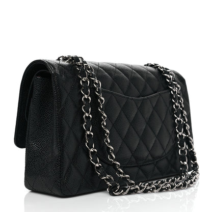 Chanel Caviar Quilted Medium Double Flap Black 3 of 8