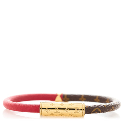 Louis Vuitton Monogram Daily Confidential Bracelet 17 Red 3 of 6