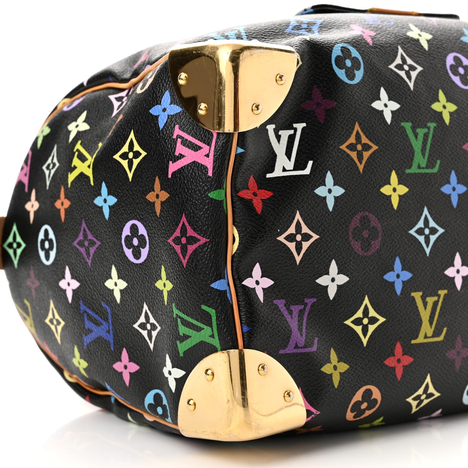 Louis Vuitton Monogram Multicolor Speedy 30 Black 8 of 9