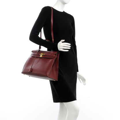 Hermes Fjord Kelly Sellier 35 Rouge H 2 of 36