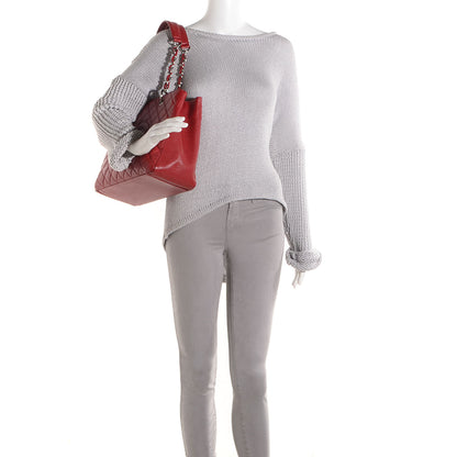 Chanel Caviar Grand Shopping Tote GST Red 2 of 8