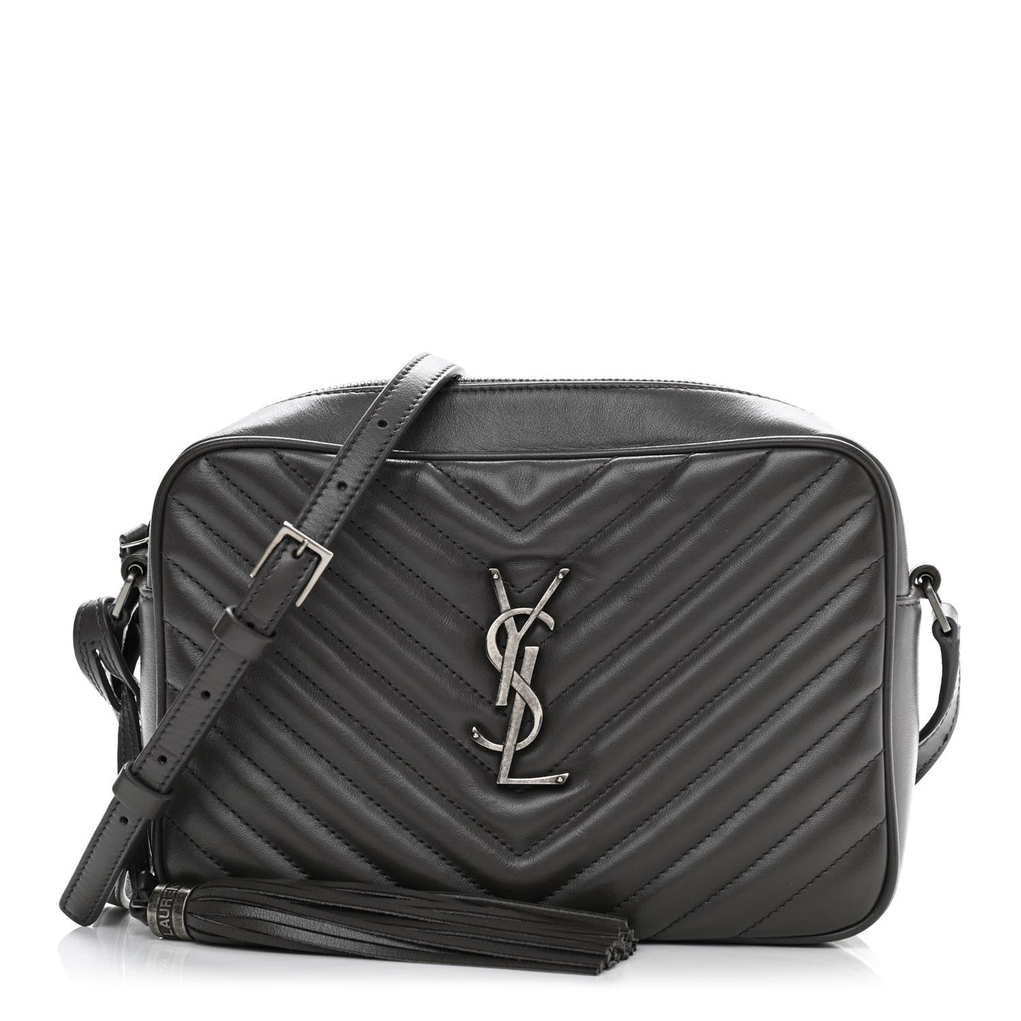 Calfskin Matelasse Monogram Lou Camera Bag Sea Pebble