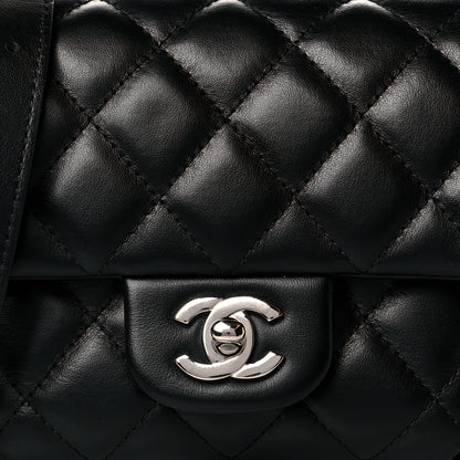 Chanel Calfskin Quilted CC Uniform Flap Belt Bag Black 9 of 11