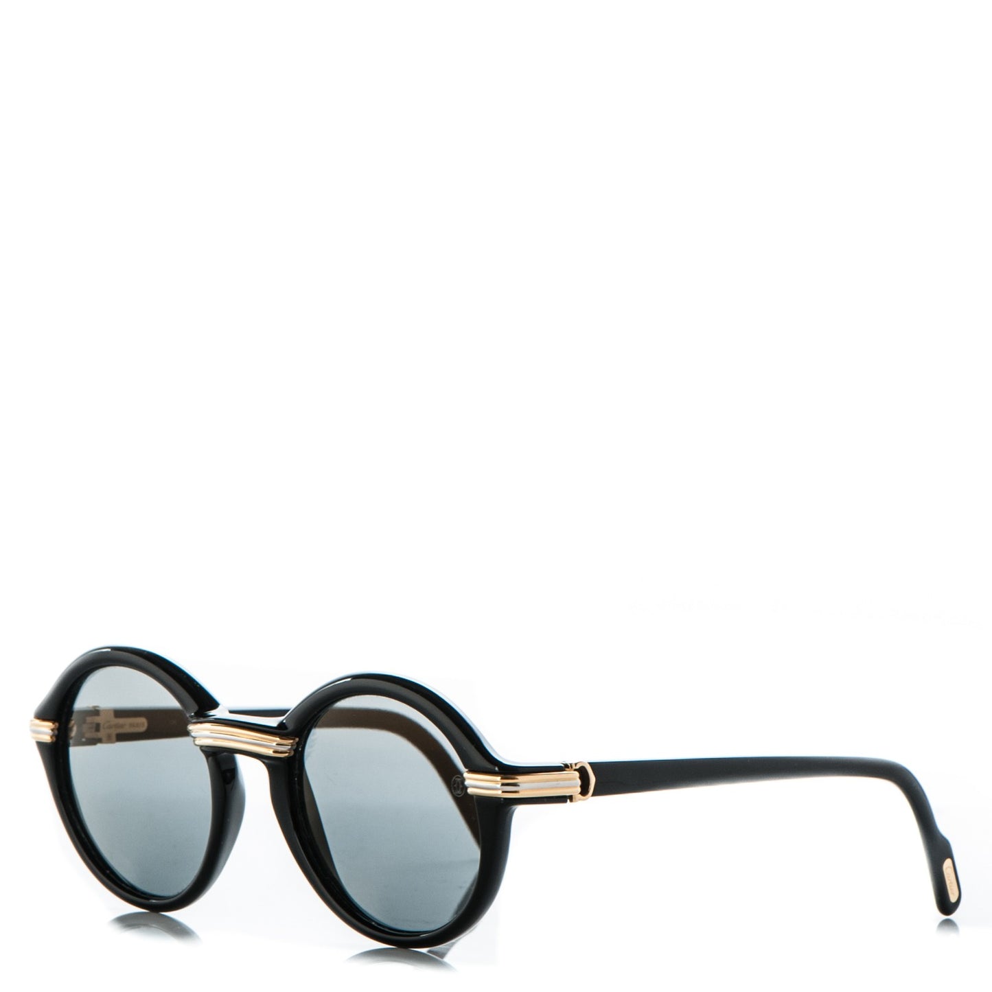 Vintage Cabriolet Sunglasses 130 Black Gold