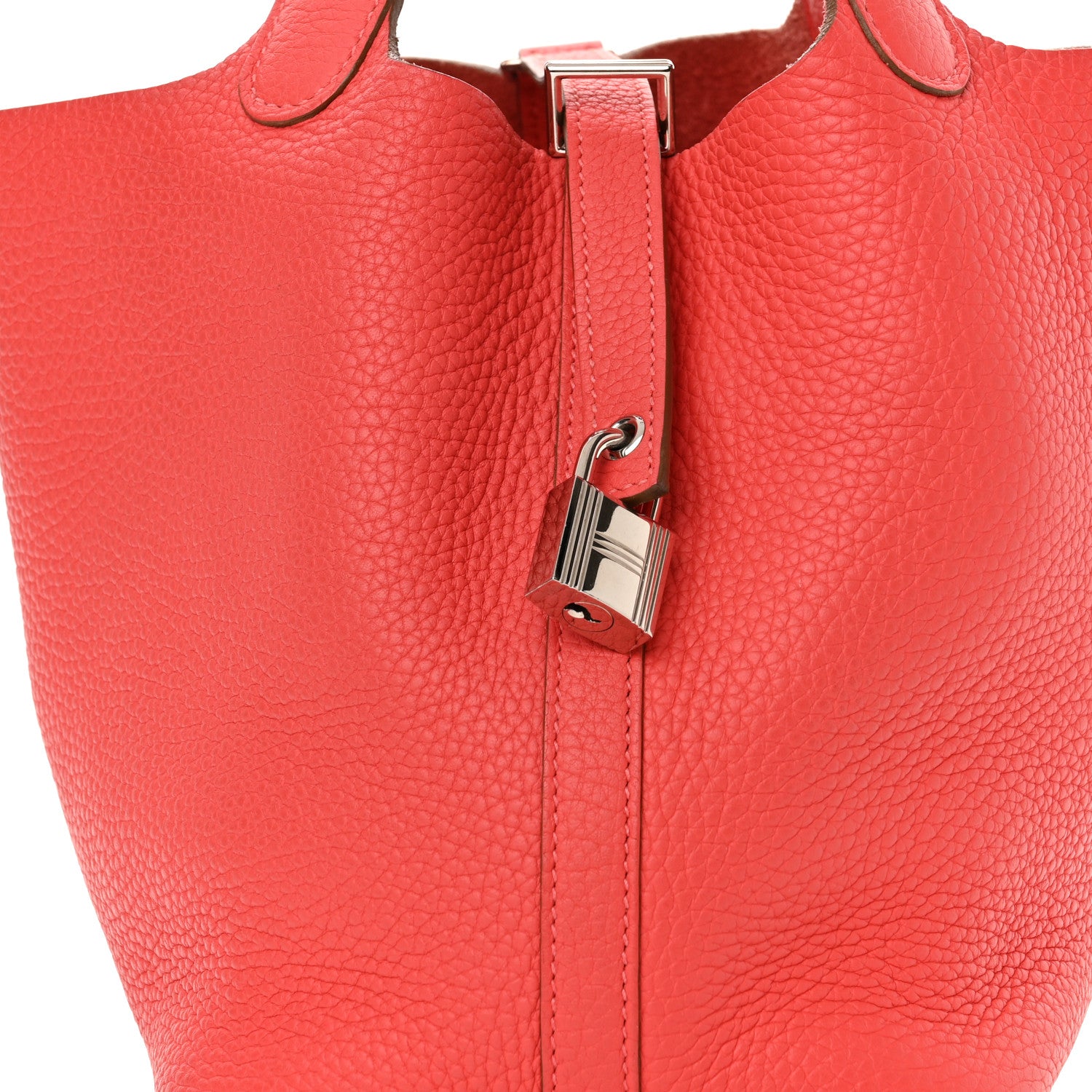 Hermes Taurillon Clemence Picotin Lock 18 PM Rouge Pivoine 8 of 10
