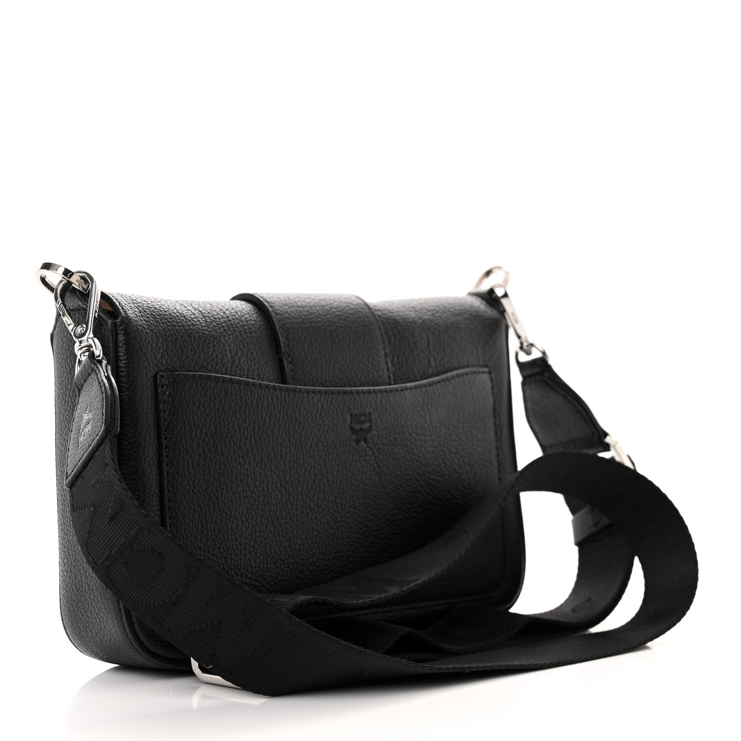 Grained Calfskin Small Kaison Park Avenue Stud Crossbody Bag Black