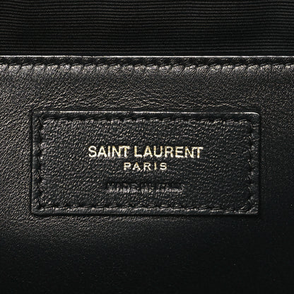 Saint Laurent Lambskin Carre Quilted Cassandre Mini Camera Bag Black 5 of 11