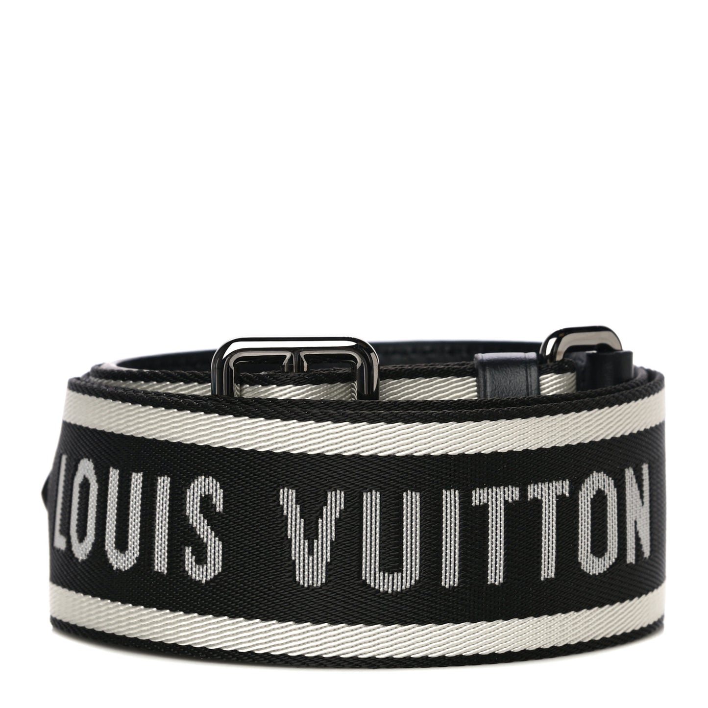 Monogram Multi Pochette Accessories Shoulder Strap Black Ivory