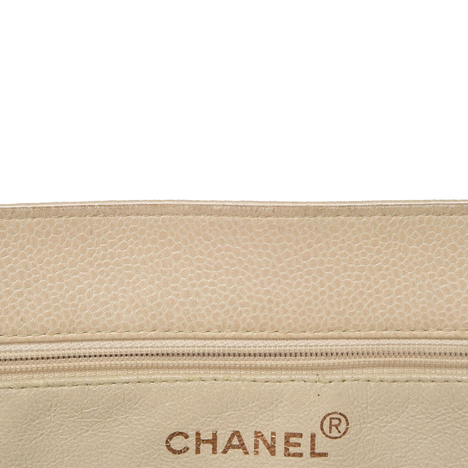 Chanel Caviar CC Shopper Tote Beige Clair 14 of 29