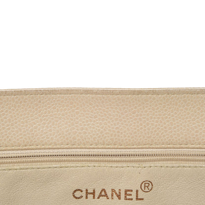 Chanel Caviar CC Shopper Tote Beige Clair 14 of 29