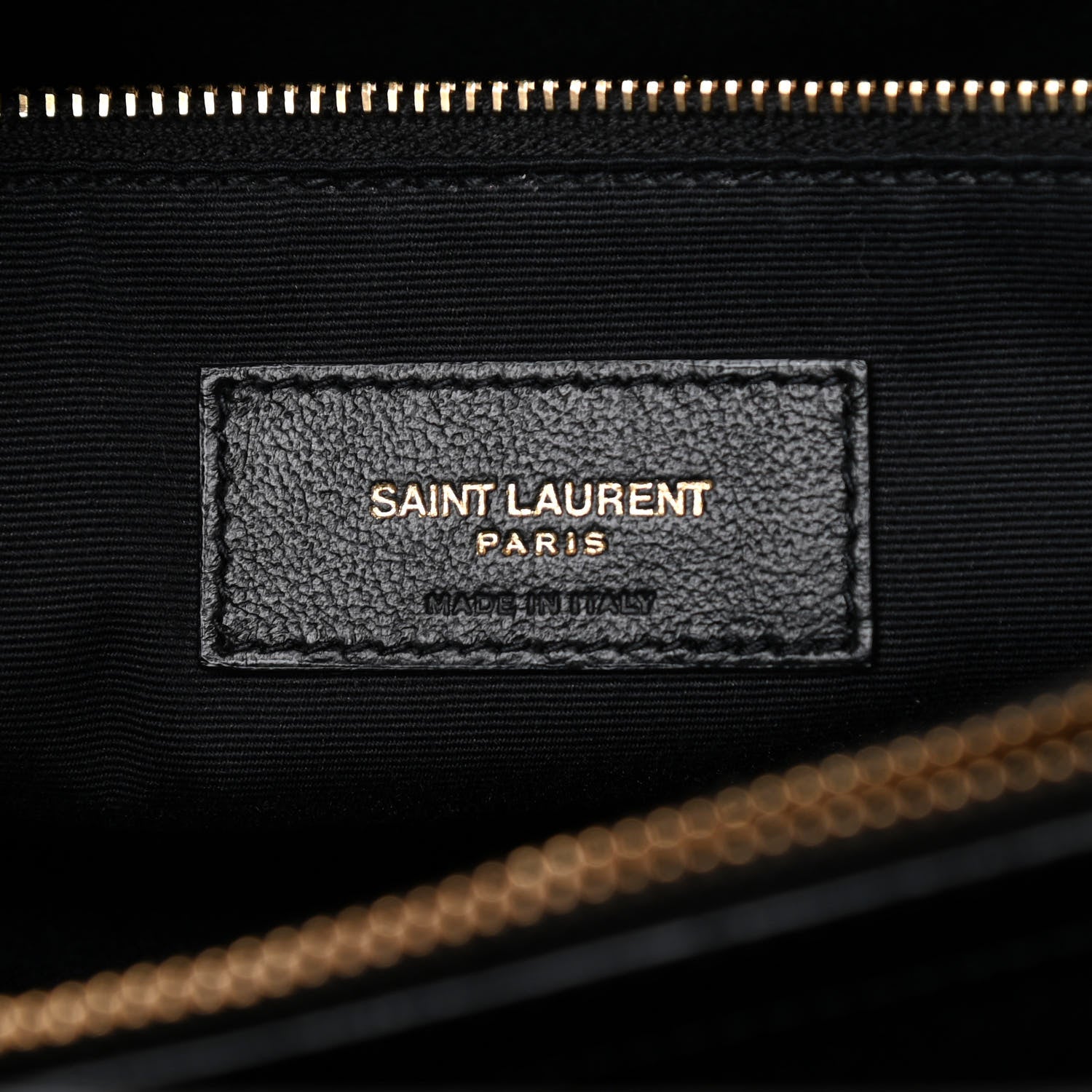Saint Laurent Calfskin Y Quilted Monogram Large Loulou Chain Satchel Black 5 of 10