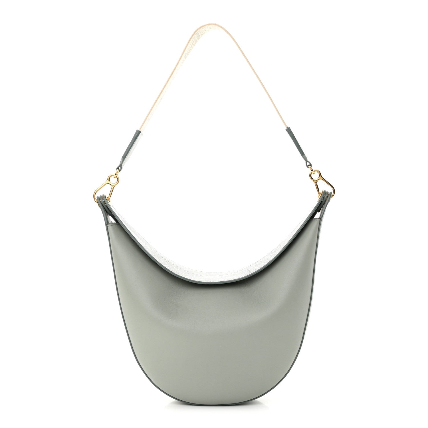 Loewe Satin Calfskin Jacquard Luna Bag Ash Grey 1 of 9