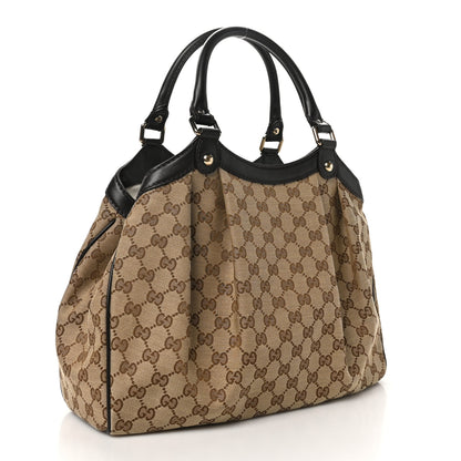 Gucci Monogram Medium Sukey Tote Dark Brown 3 of 10