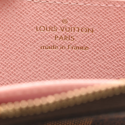 Louis Vuitton Damier Ebene Zippy Coin Purse Rose Ballerine 6 of 7