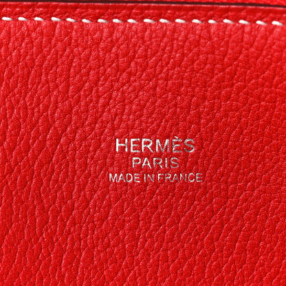 Hermes Taurillon Novillo Bolide Relax 35 Geranium 6 of 8