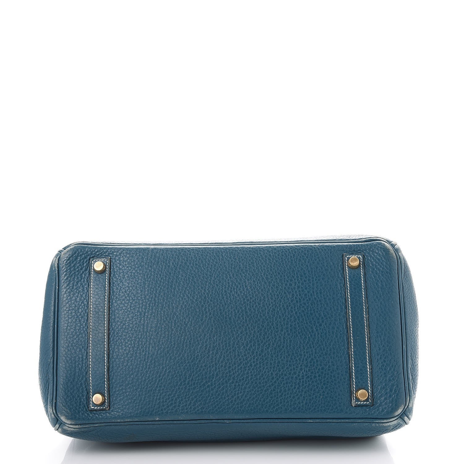 Hermes Taurillon Clemence Birkin 35 Bleu Thalassa 6 of 56