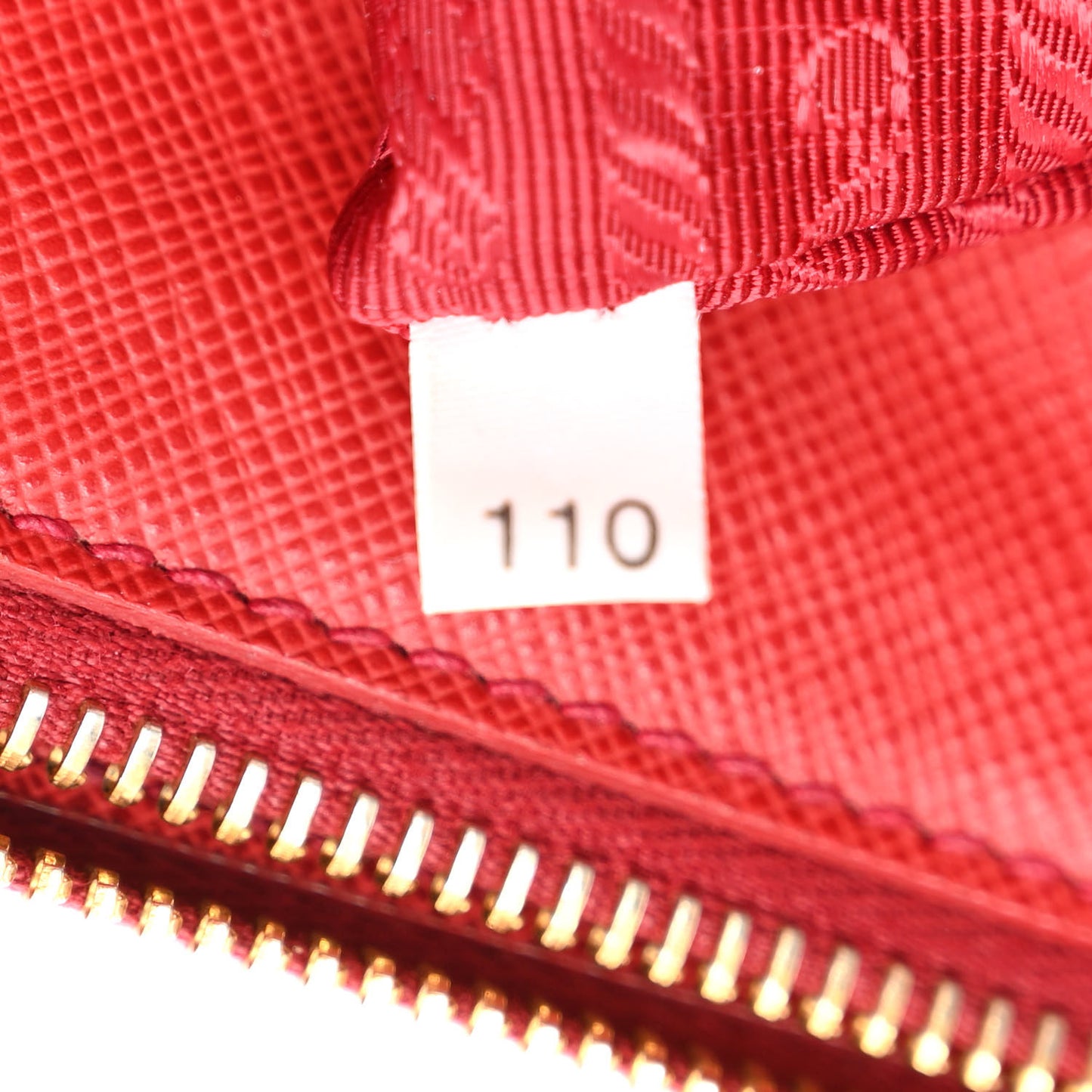 Saffiano Mini Galleria Double Zip Tote Fuoco