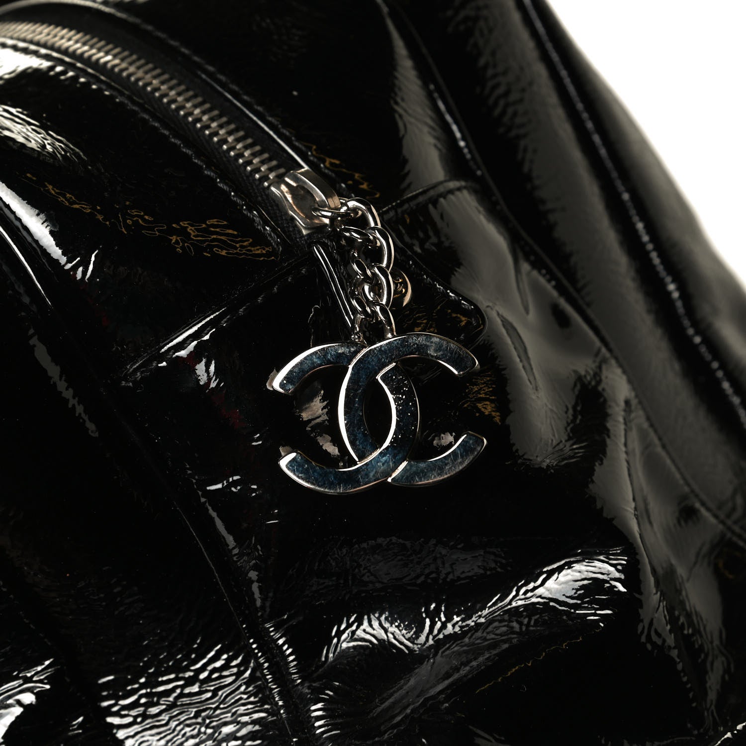 Chanel Patent Calfskin Large Luxe Ligne Tote Black 10 of 10