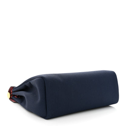 Hermes Toile Militaire Vache Hunter Herbag Zip Retourne 31 PM Rouge Sellier Bleu Marine 5 of 12