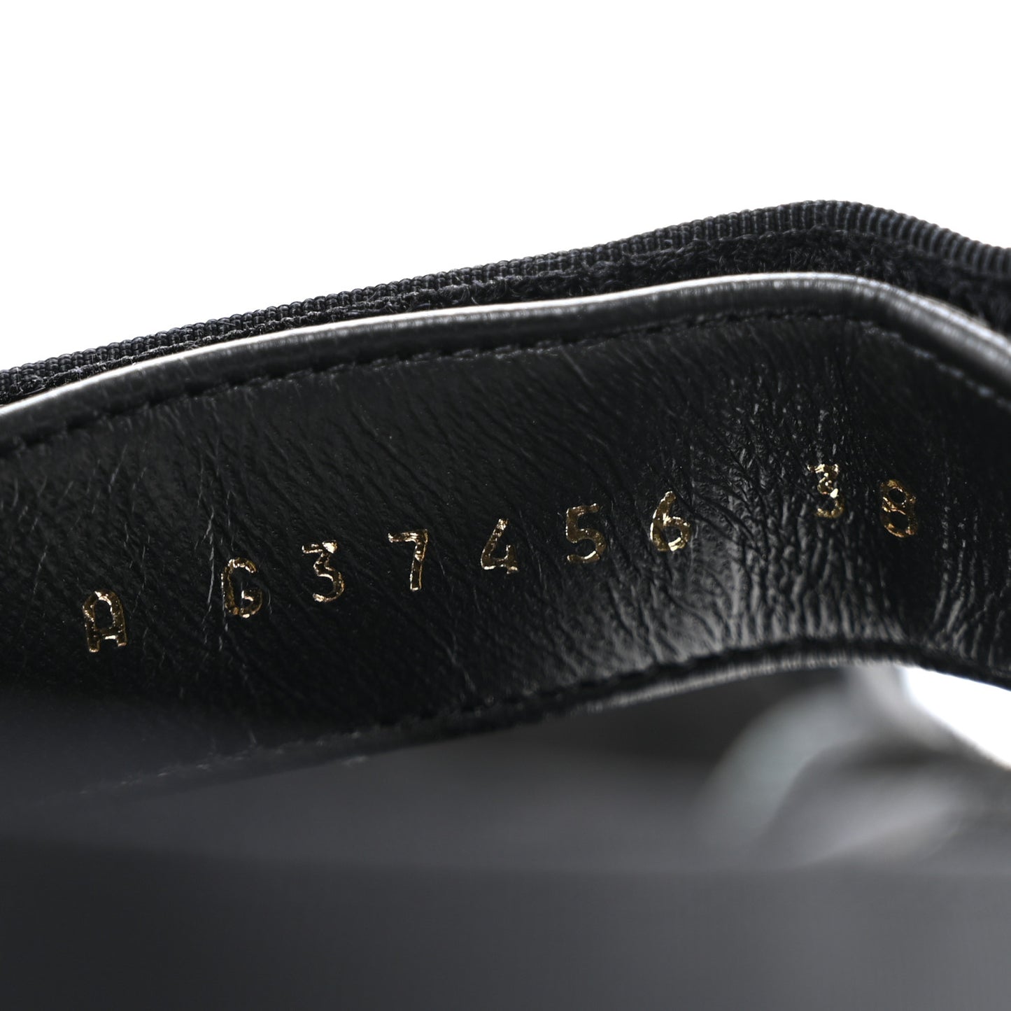 Grosgrain Crystal Logo Platform Sandals 38 Black