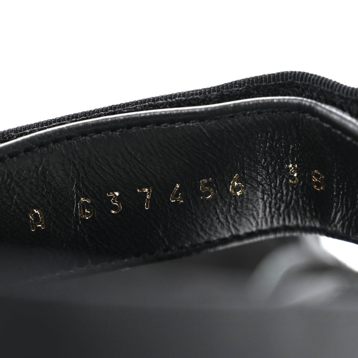Chanel Grosgrain Crystal Logo Platform Sandals 38 Black 9 of 10
