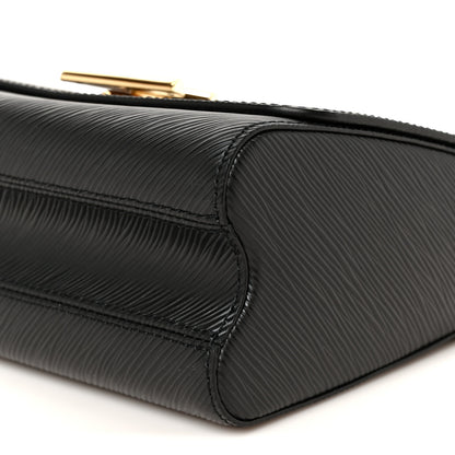 Louis Vuitton Epi Twist Braided Strap Shoulder Bag MM Black 10 of 11