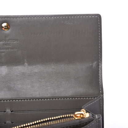 Louis Vuitton Vernis Sarah Wallet Gris Art Deco 8 of 15