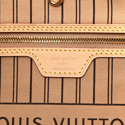 Louis Vuitton Monogram Stamped Inside Out Neverfull Bandouliere GM Beige 6 of 12