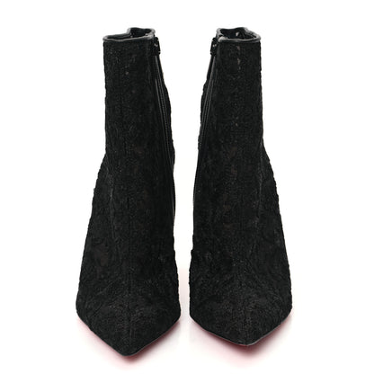 Christian Louboutin Lace Gipsybootie 100 Ankle Boots 36 Black 3 of 8