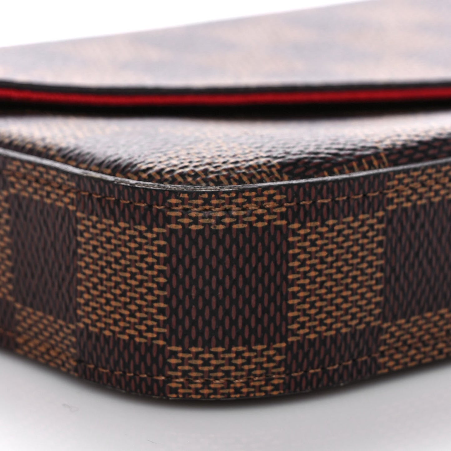 Damier Ebene Pochette Felicie Chain Wallet
