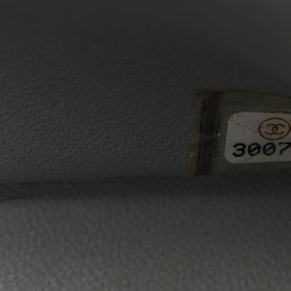 Chanel Tweed Quilted Mini Side Pearl Flap Bag Grey 7 of 10